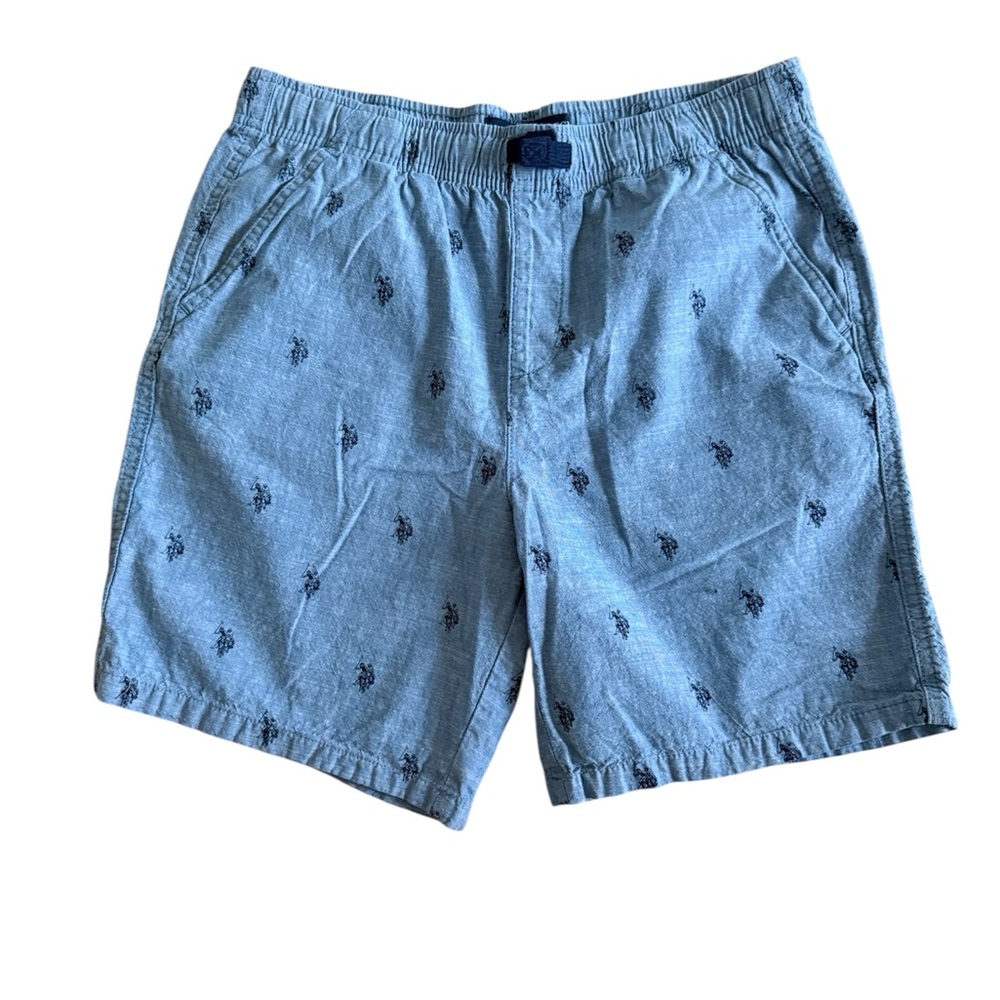 U.S. Polo Assn. Boys/Youth Pull-on Light Blue Casual Shorts Size XXL